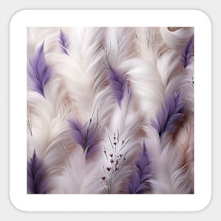 Soft Whispers: The Feathered Touch Sticker